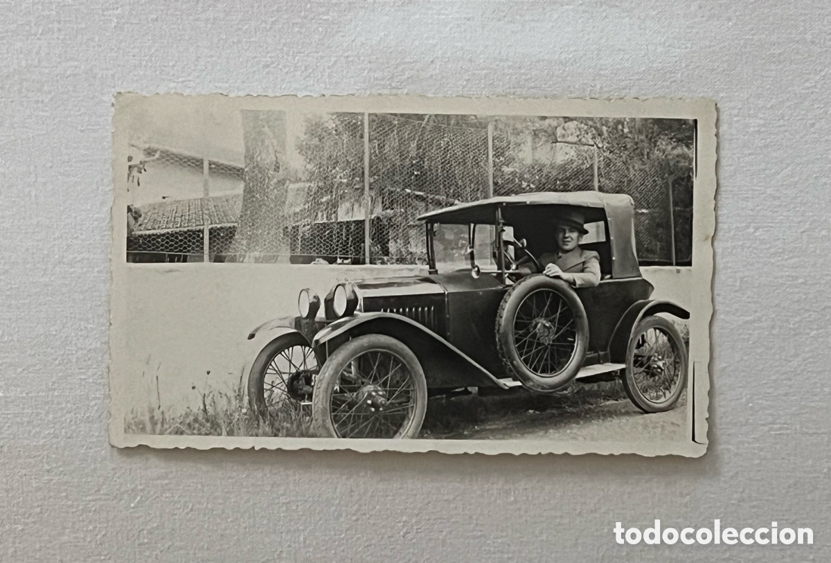 Fotograf&iacute;a antigua: PEUGEOT Quadrilette.. Coche, Autom&oacute;vil.. (h.1920?) Fotograf&iacute;a.