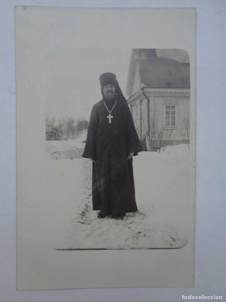 Fotograf&iacute;a antigua: FOTO DE UN POPE ORTODOXO , 1922 . FINLANDIA , PRINCIPIOS DE SIGLO