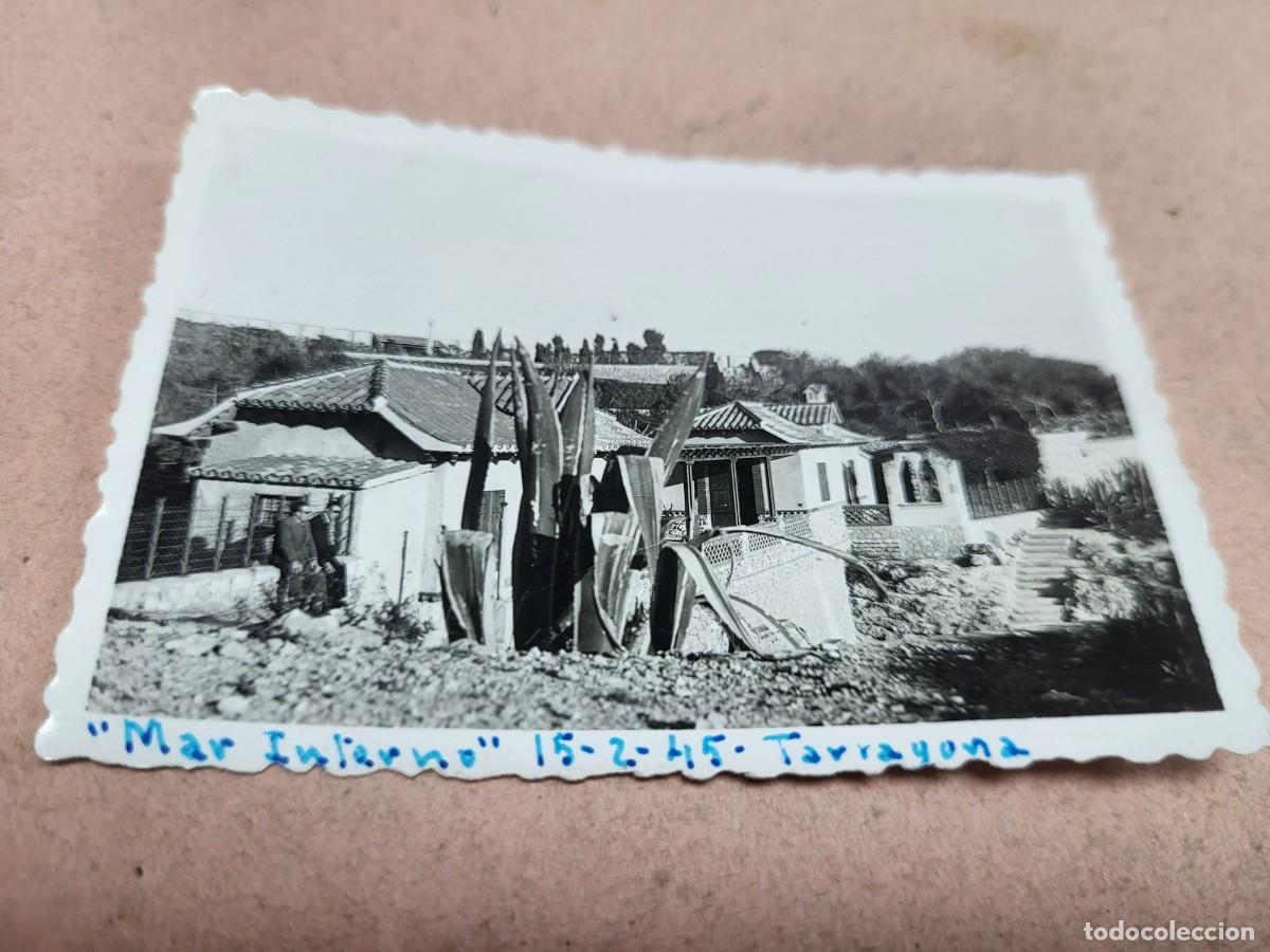 Photographie ancienne: ANTIGUA FOTOGRAFIA MAR INTERNO TARRAGONA 1945