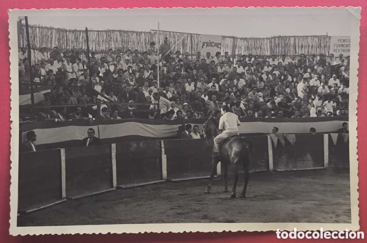 Fotograf&iacute;a antigua: EIVISSA FESTEJO TAURINO FOTOGRAF&Iacute;A FOT&Oacute;GRAFO V. DOM&Iacute;NGUEZ IBIZA BALEARS C. 1965