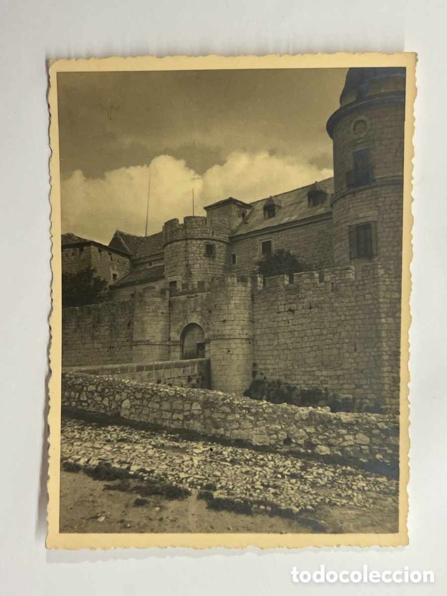 Fotograf&iacute;a antigua: CASTILLO DE SIMANCAS, Valladolid.. Fotograf&iacute;a antigua.. Vista parcial de la fortaleza (h.1930?)
