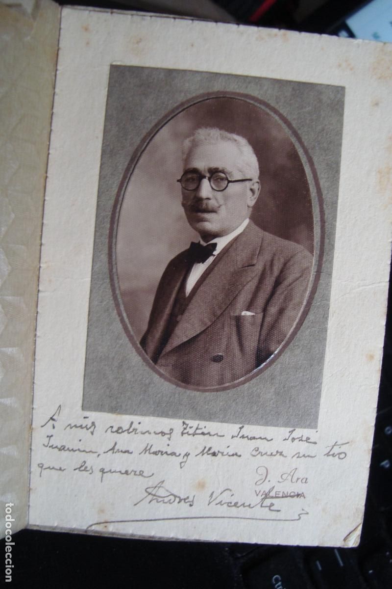 Antique Photography: ANTIGUA FOTOGRAFIA DE SE&Ntilde;OR. ANDRES VICENTE. FOTO J. ARA. VALENCIA