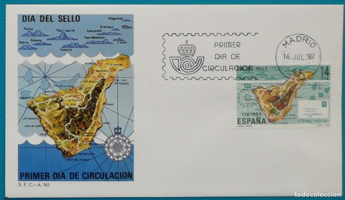 Fotograf&iacute;a antigua: 1982-ESPA&Ntilde;A-SPD-VER FOTO-N&ordm;2668-DIA DEL SELLO