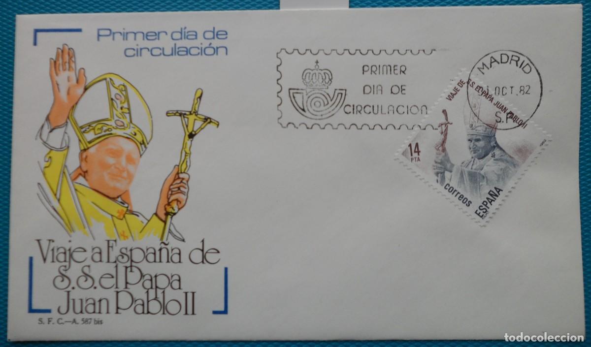 Fotograf&iacute;a antigua: 1982-ESPA&Ntilde;A-SPD-VER FOTO-N&ordm;2675-VIAJE A ESPA&Ntilde;A DE S. S. EL PAPA JUAN PABLO II