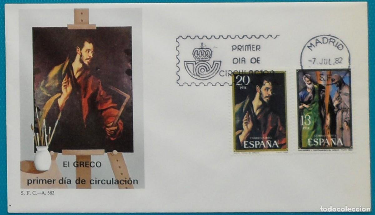 Fotograf&iacute;a antigua: 1982-ESPA&Ntilde;A-SPD-VER FOTO-N&ordm;2666/7-HOMENAJE A EL GRECO-SAN ANDRES Y SAN FRANCISCO-SANTO TOMAS