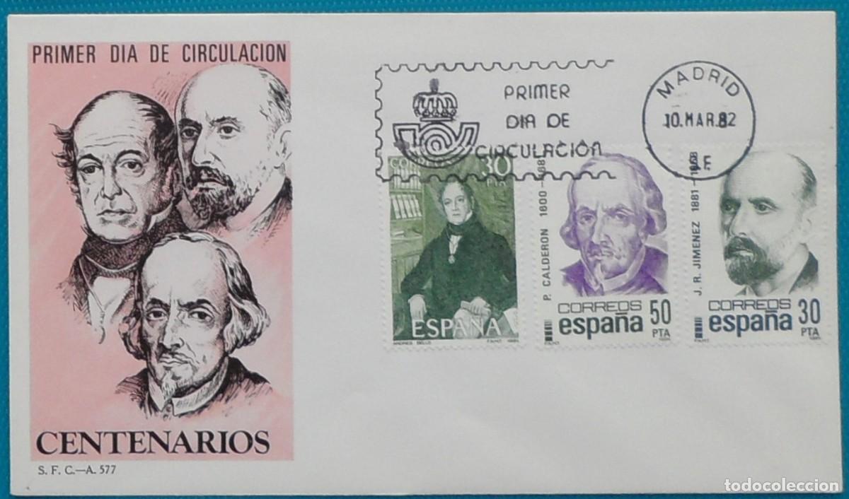 Fotograf&iacute;a antigua: 1982-ESPA&Ntilde;A-SPD-VER FOTO-N&ordm;2646/8-CENTENARIOS