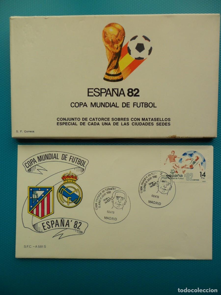 Fotograf&iacute;a antigua: 1982-ESPA&Ntilde;A-SPD-VER FOTO-N&ordm;2644/5-COPA MUNDIAL DE FUTBOL ESPA&Ntilde;A 82-LOTE 14 SOBRES
