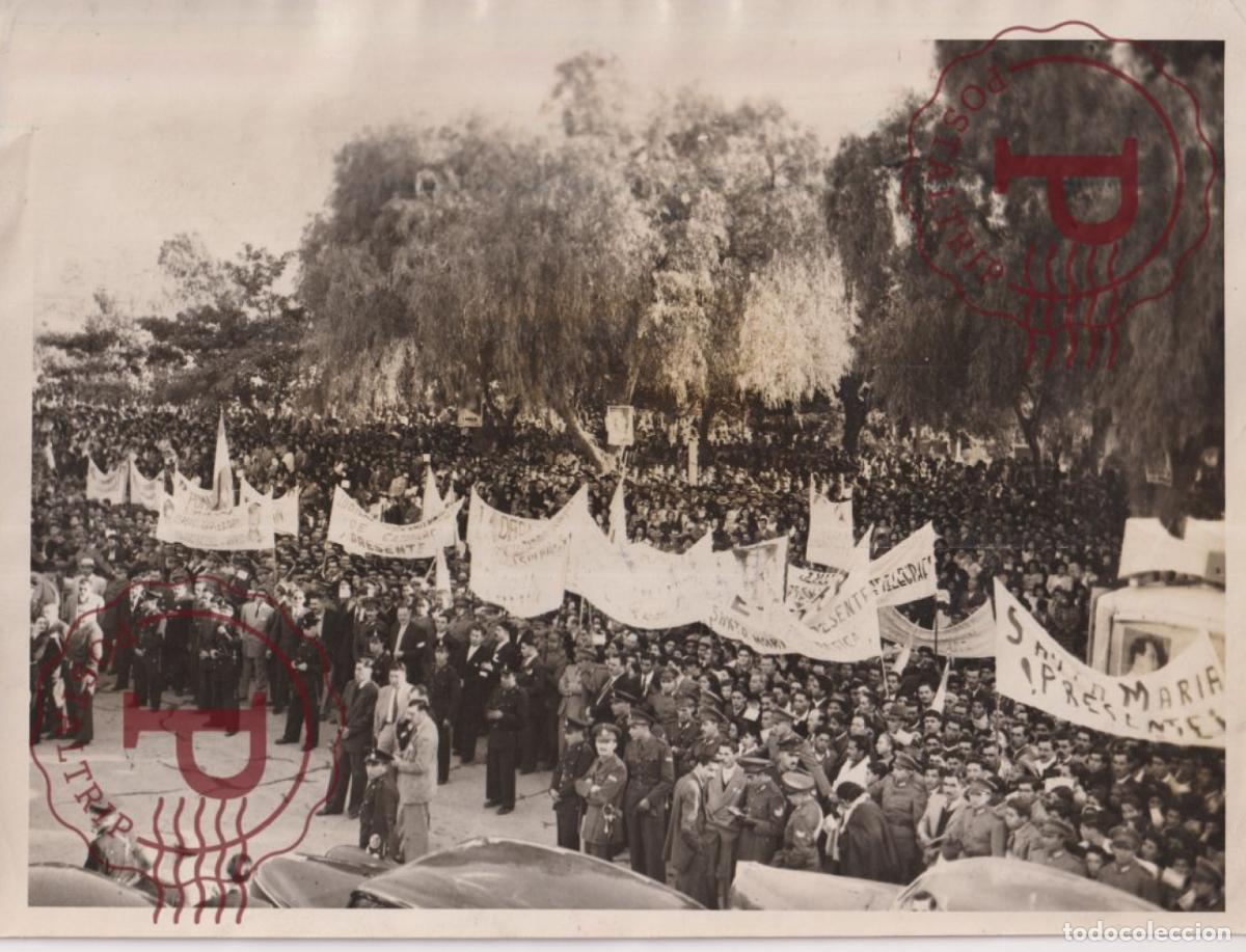 Fotografia antica: Eva Peron en Catamarca argentine1950 Argentina 24X18CM