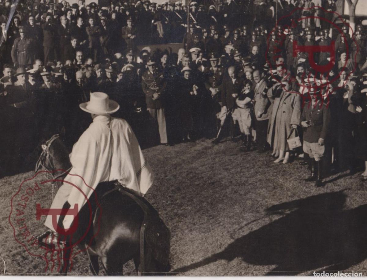 Alte Fotografie: regalo presideente peru peruano a Juan Peron argentine1950 Argentina 24X18CM
