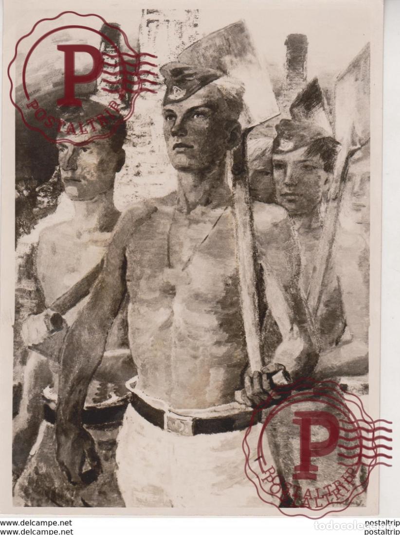 Fotograf&iacute;a antigua: BERLIN UNE EXPOSITION DE PEINTURES ..... SERVICE DU TRAVAIL ALLEMAND GUERRE STUBNER