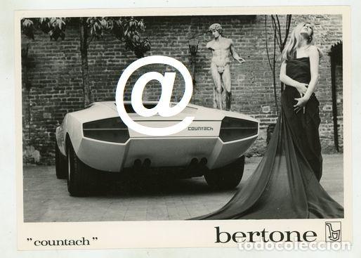 Fotograf&iacute;a antigua: FOTO PRENSA COCHE LAMBORGHINI COUNTACH CARROCERIA BERTONE