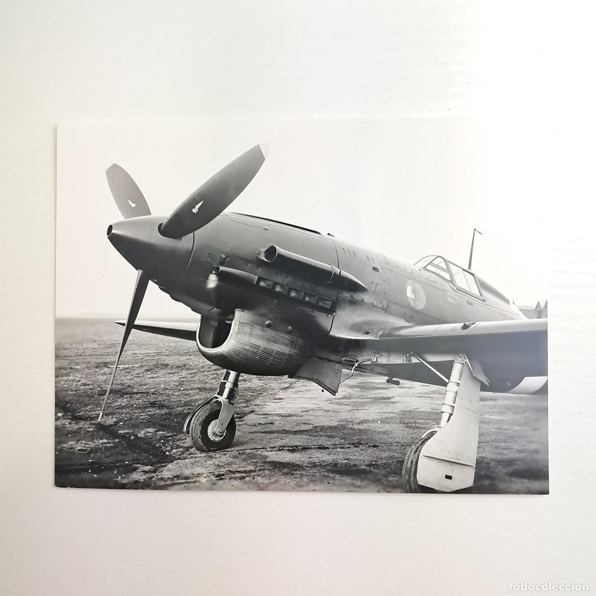 Fotografia antiga: Foto d'epoca aereonautica aereo Macchi C.202 &rdquo;Folgore&rdquo; WW2