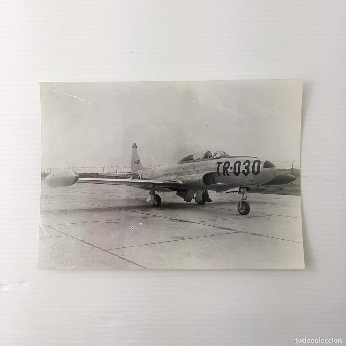 Antique Photography: Foto in b/n aereo modello Lockheed T33 archivio aereonautica Macchi