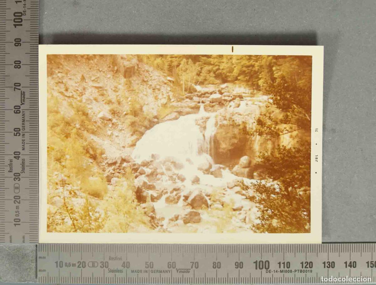 Fotografia antiga: FOTOGRAFIA. CASCADA PARQUE NACIONAL DE ORDESA. EXCURSION HACIA 1960