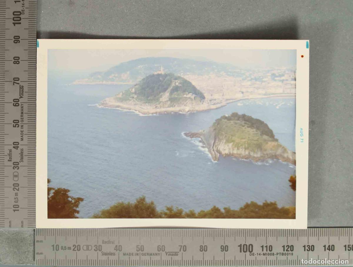 Fotografia antiga: FOTOGRAFIA. Bah&iacute;a de la Concha en San Sebasti&aacute;n HACIA 1960