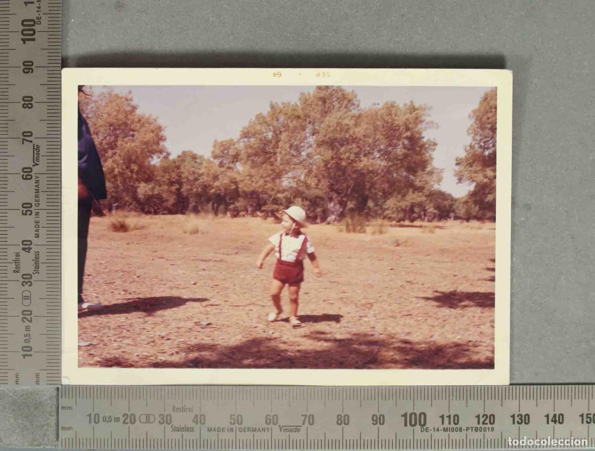 Fotograf&iacute;a antigua: FOTOGRAFIA. NI&Ntilde;O EN EL CAMPO HACIA 1970