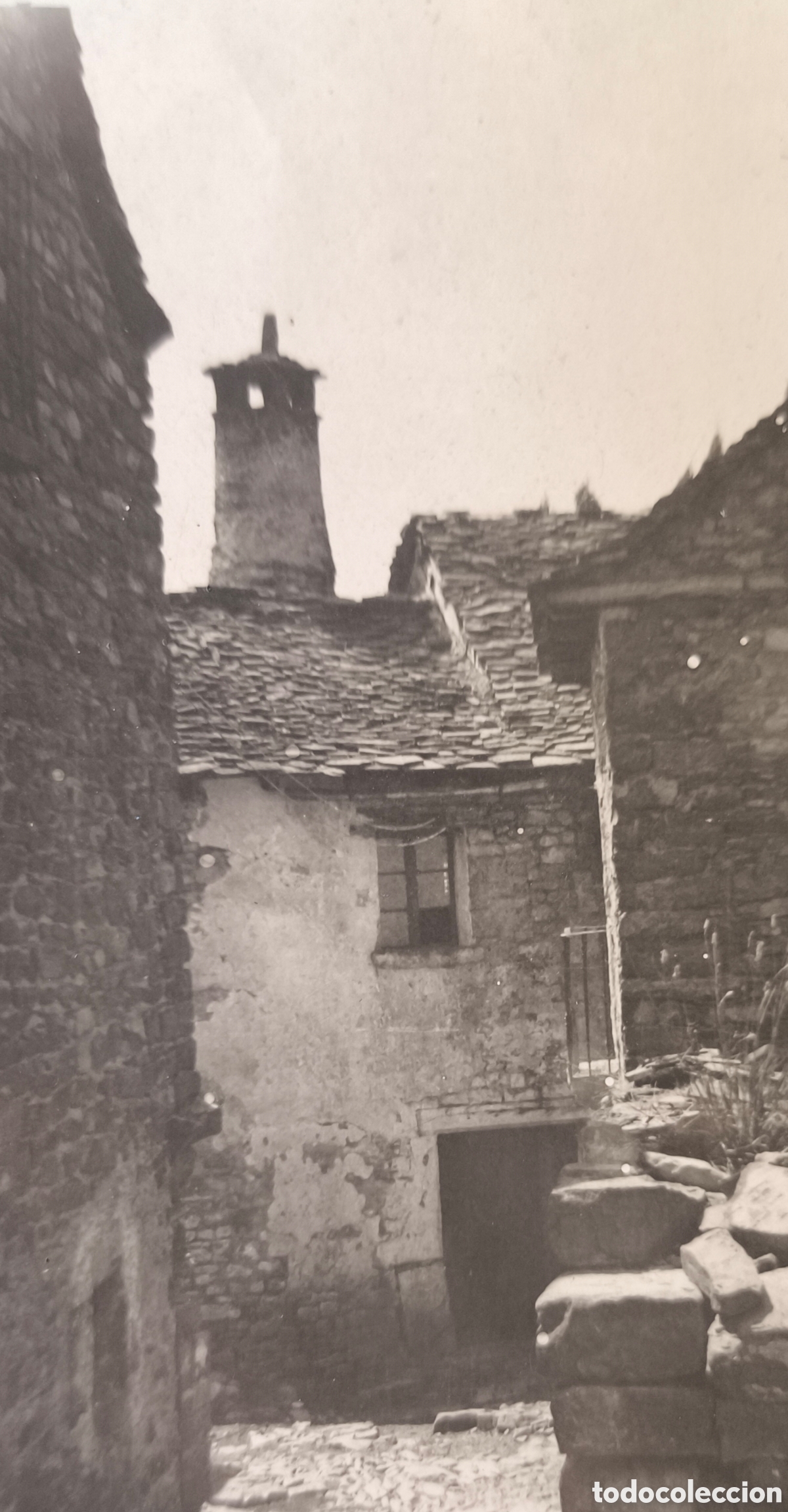 Fotograf&iacute;a antigua: PIRINEO ARAGON&Eacute;S PUEBLO SIN IDENTIFICAR FOTOGRAF&Iacute;A ARAGON C. 1960