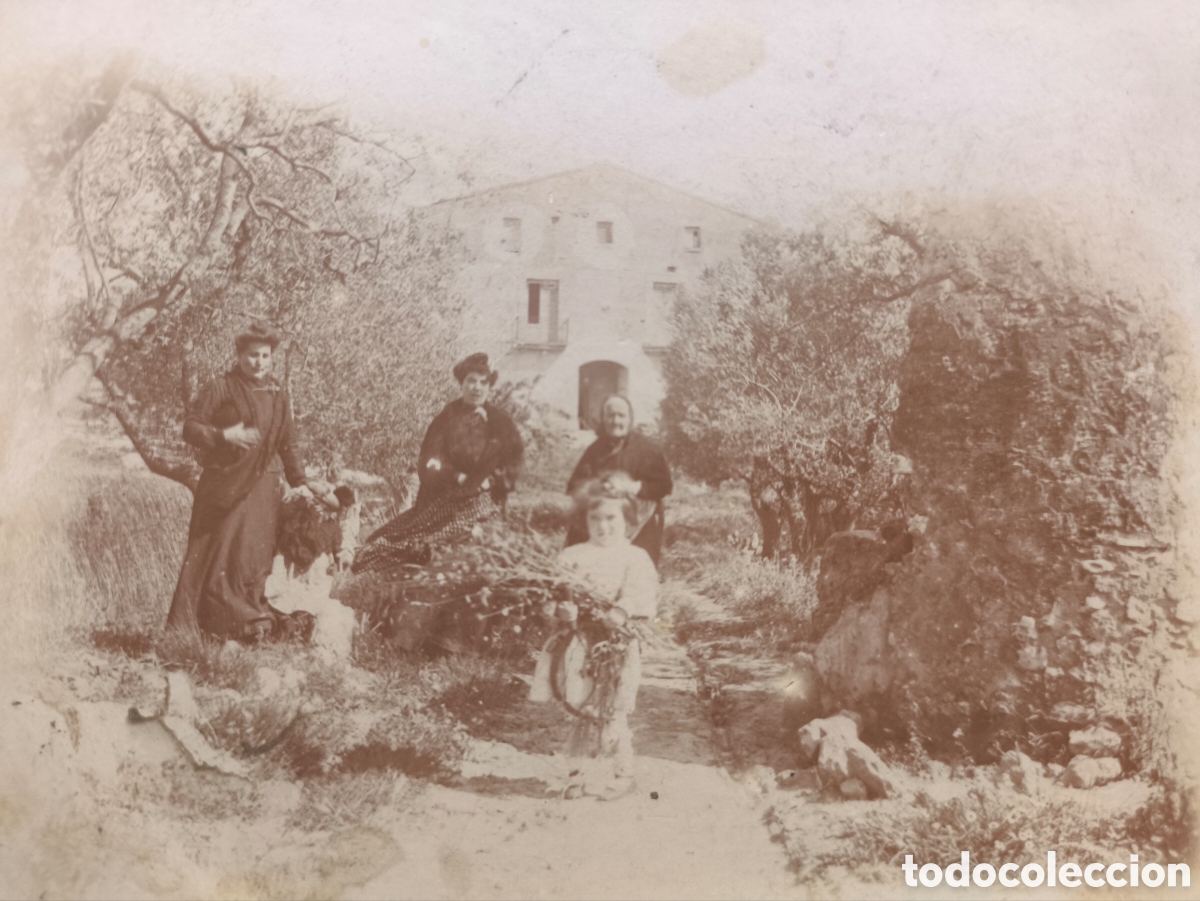 Fotograf&iacute;a antigua: CATALUNYA MASIA SIN IDENTIFICAR FOTOGRAF&Iacute;A ANIMADA C. 1910