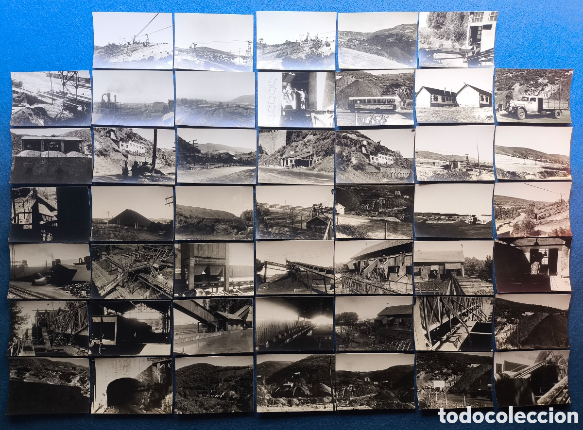 Fotograf&iacute;a antigua: FABERO MINA ANTRACITA POBLADO DIEGO P&Eacute;REZ FOTOGRAF&Iacute;A LOTE 49 LE&Oacute;N C. 1960