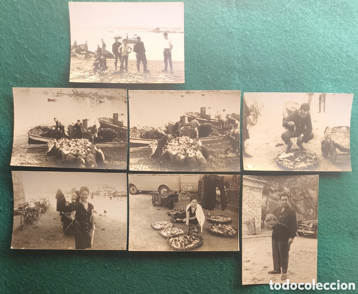 Fotograf&iacute;a antigua: LUARCA PUERTO FOTOGRAF&Iacute;A LOTE 7 ASTURIAS C. 1965