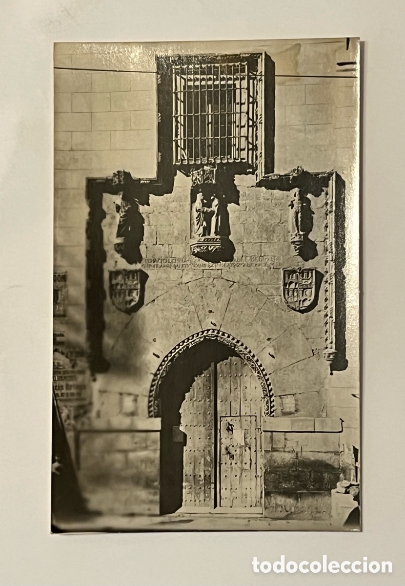 Fotograf&iacute;a antigua: MADRID. Fachada Hospital de la Latina&hellip; Foto Palomeque (h.1930?) Medidas: 14 x 9 cm.
