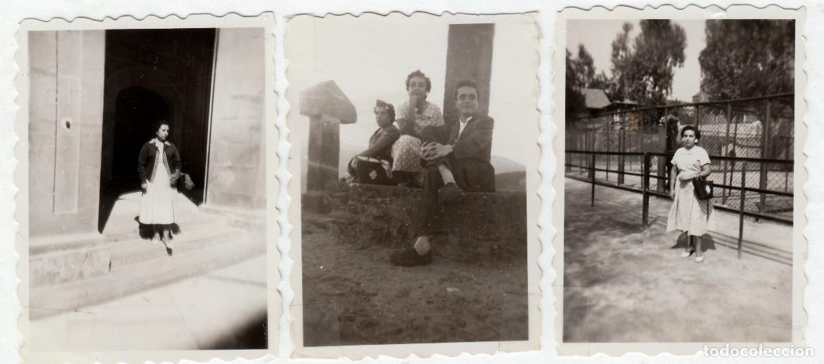 Fotograf&iacute;a antigua: Lote 3 fotos. Mujeres. Vistas de Barcelona. Zoo. A&ntilde;os 50 g aa