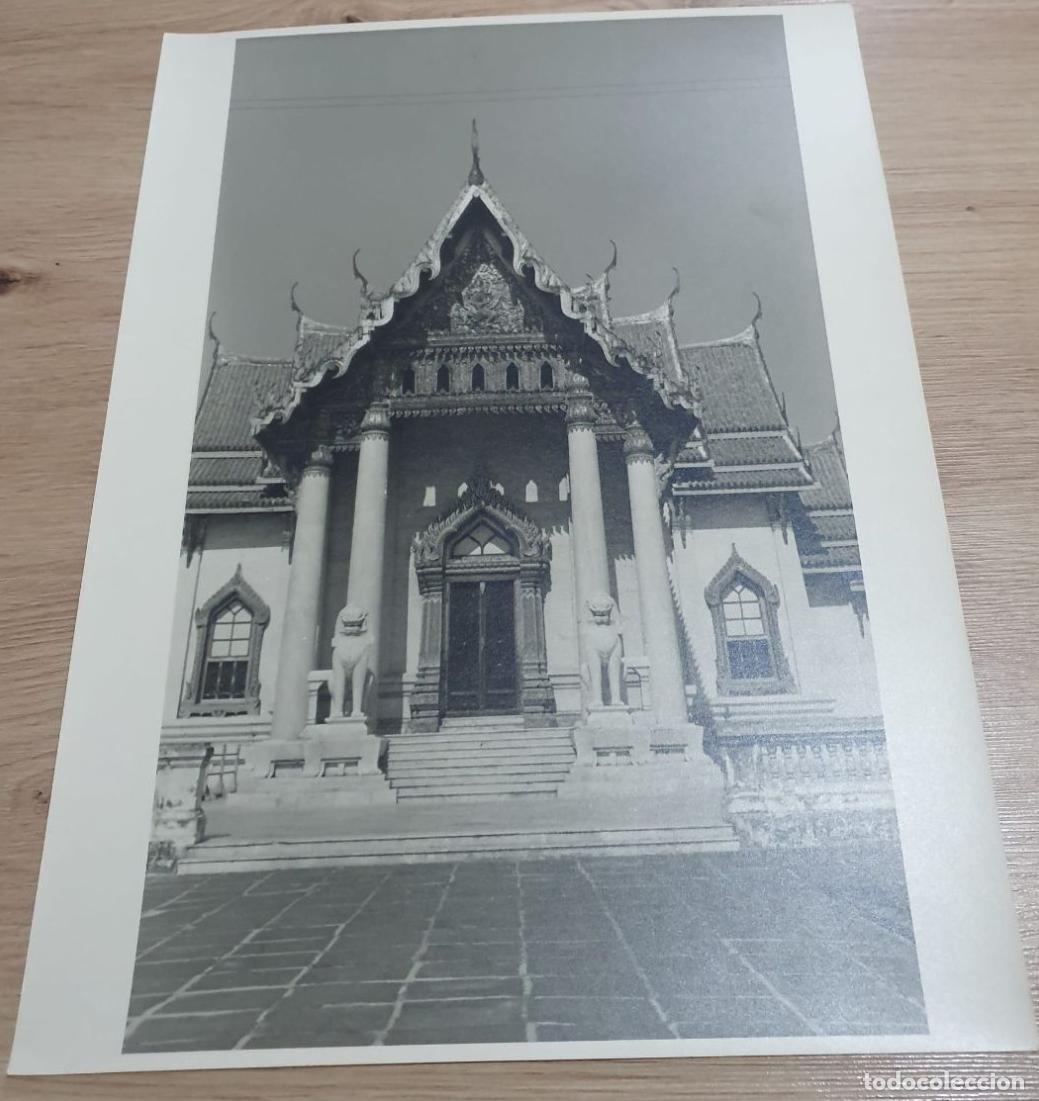 Antique Photography: ASIA. TAILANDIA. THALAND. BANGKOK. SIAM. TEMPLE. GRAND FORMAT. FOTO PHOTO. 39.5X29.5CM