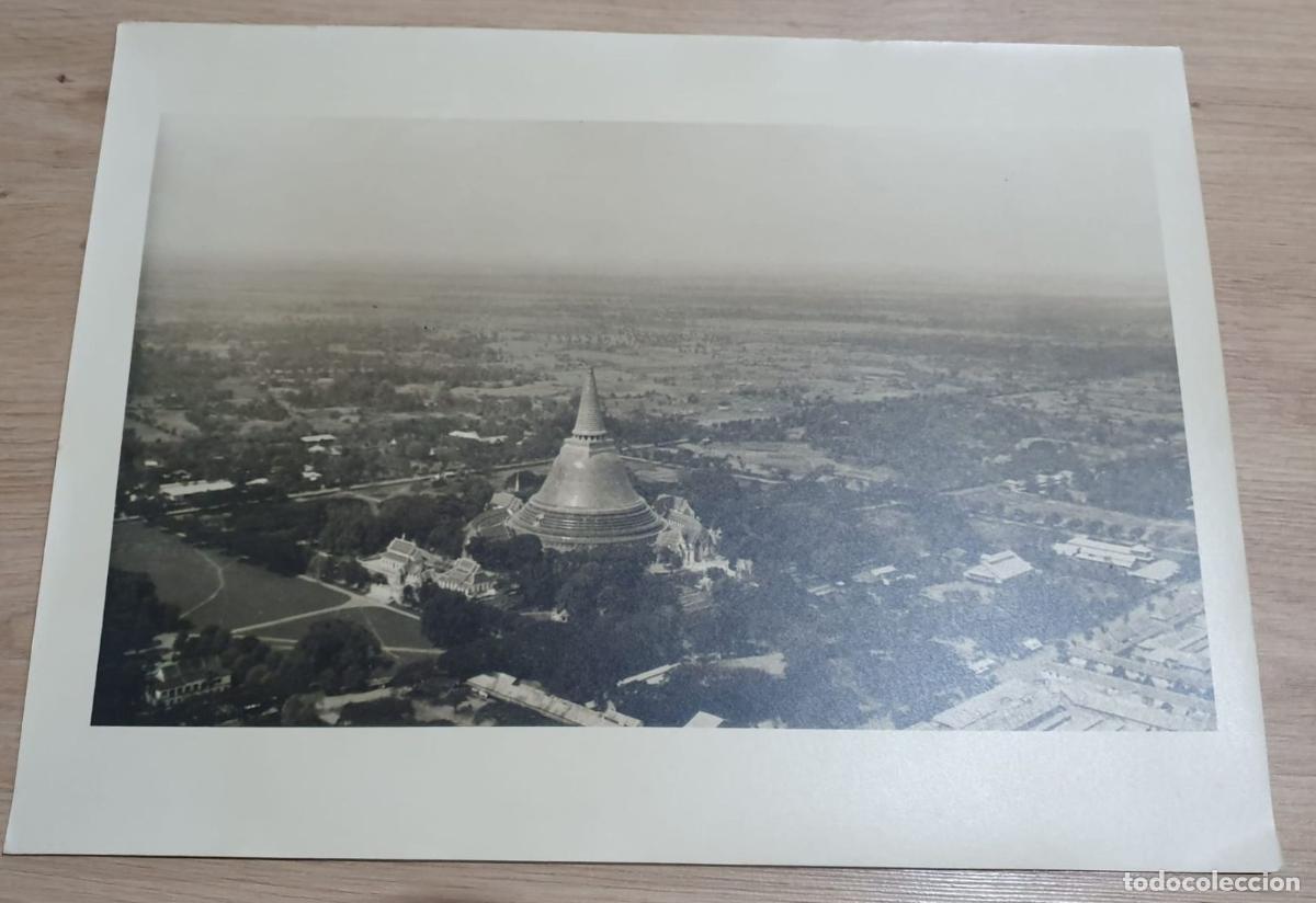 Antique Photography: ASIA. BIRMANIA. BIRMANIE. TEMPLE A RANGOON. GRAND FORMAT. FOTO PHOTO. 39.5X29.5CM
