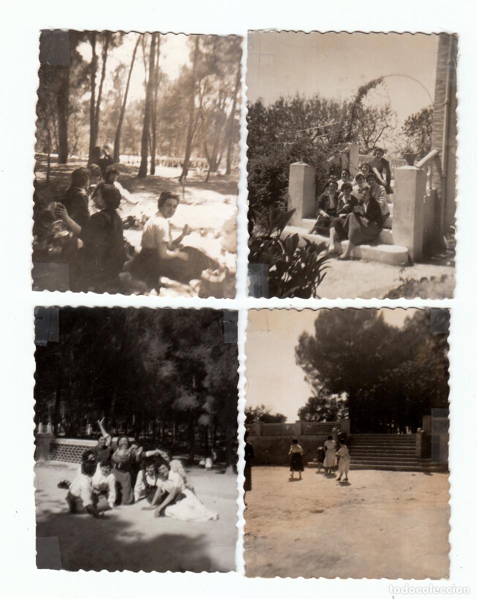 Fotograf&iacute;a antigua: Lote 4 fotos. Mujeres en Onteniente, Val&egrave;ncia. A&ntilde;os 50 g aa