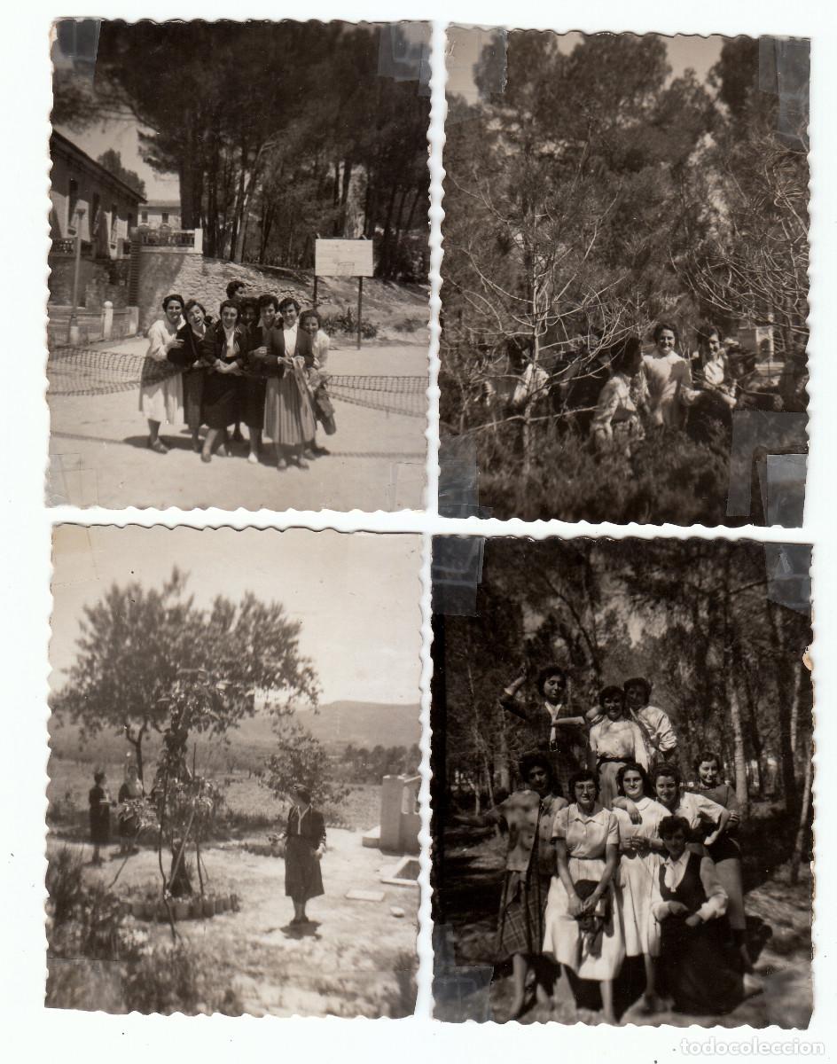 Fotograf&iacute;a antigua: Lote 4 fotos. Mujeres en Onteniente, Val&egrave;ncia. A&ntilde;os 50 g aa