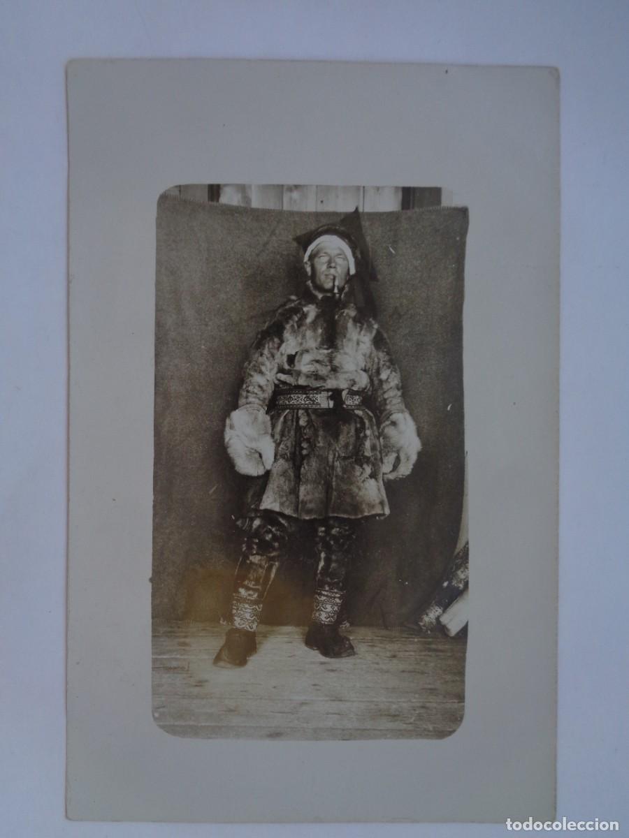 Fotograf&iacute;a antigua: FOTO DE UN INDIVIDUO LAPON . LAPONIA ( FINLANDIA ), 1922