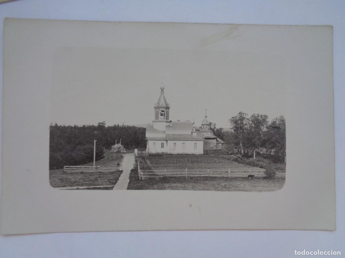 Fotograf&iacute;a antigua: FOTO DE UNA IGLESIA EN PETSAMO , FINLANDIA . PRINCIPIOS DE SIGLO