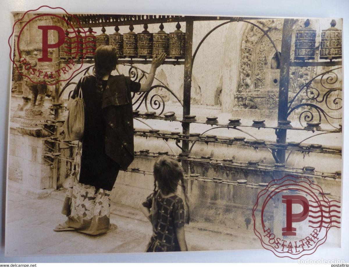 Fotograf&iacute;a antigua: 38 *28 CM ASIA ASIE SCENE Y TYPES INDIA INDE CHINE NEPAL CAMBODJA VIETNAM