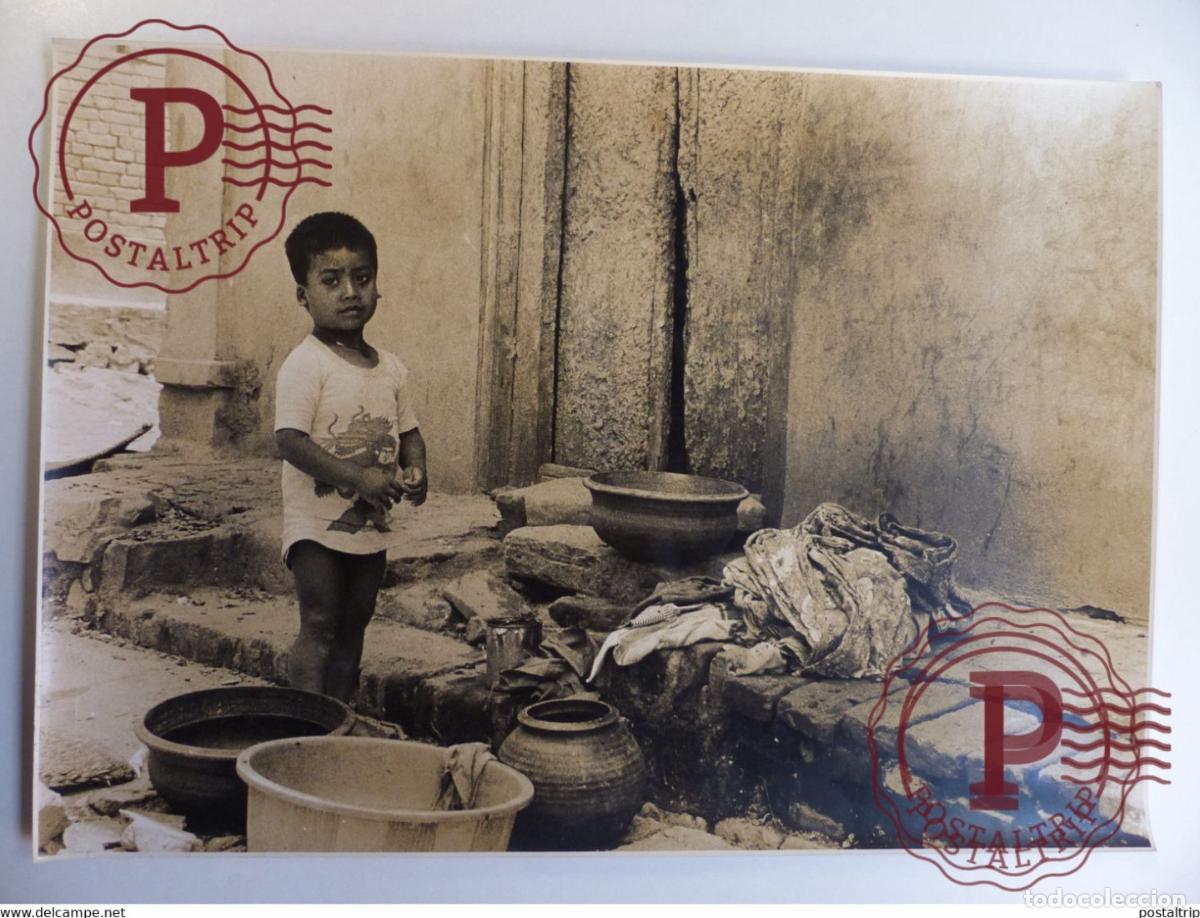 Fotograf&iacute;a antigua: 38 *27 CM ASIA ASIE SCENE Y TYPES INDIA INDE CHINE NEPAL CAMBODJA VIETNAM