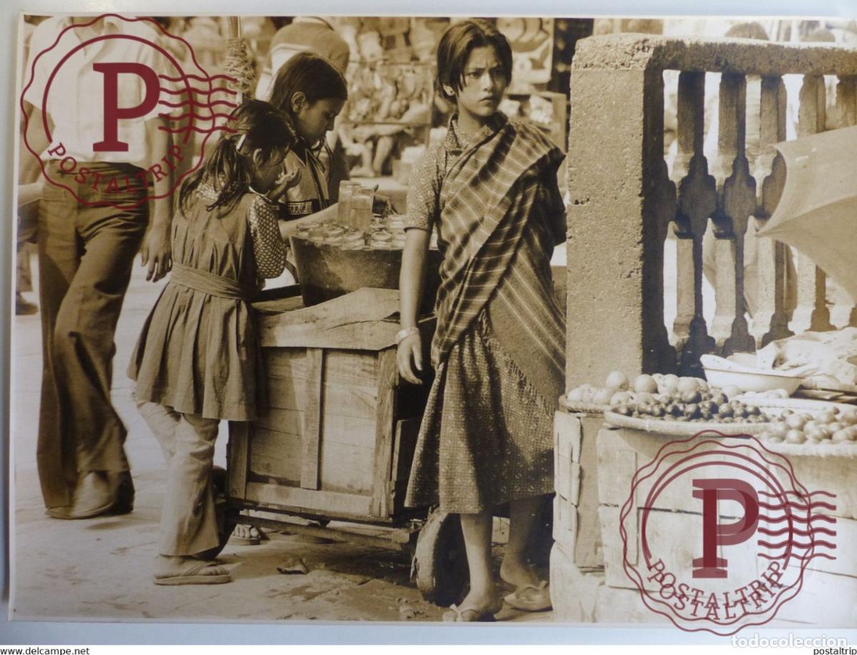 Fotograf&iacute;a antigua: 38 *28 CM ASIA ASIE SCENE Y TYPES INDIA INDE CHINE NEPAL CAMBODJA VIETNAM