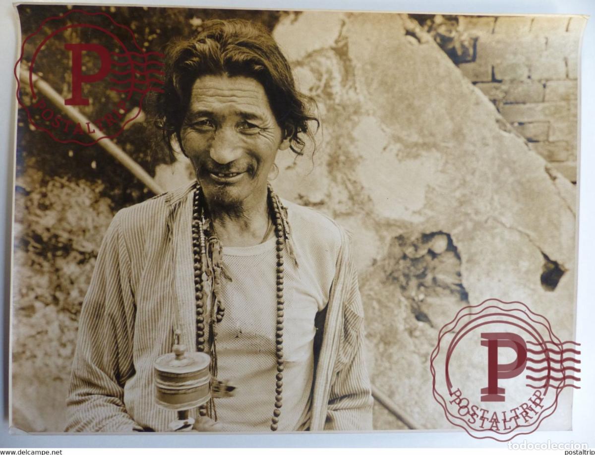 Fotograf&iacute;a antigua: 38 *28 CM ASIA ASIE SCENE Y TYPES INDIA INDE CHINE NEPAL CAMBODJA VIETNAM