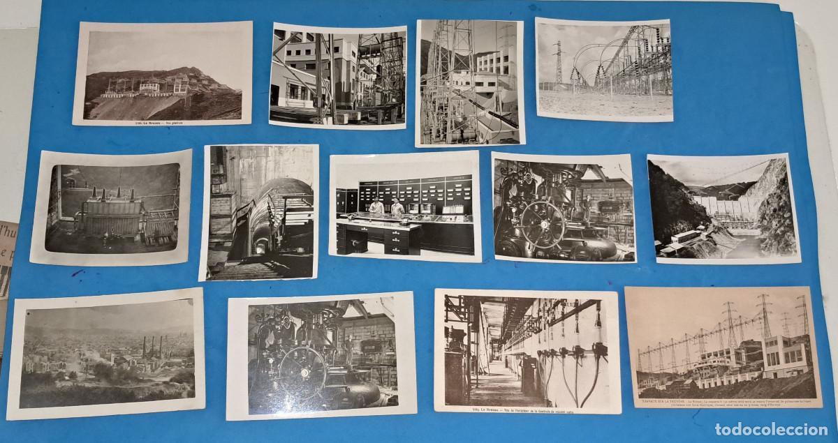 Fotograf&iacute;a antigua: LE BREZOU - CENTRAL EL&Eacute;CTRICA - 10 FOTOGRAF&Iacute;AS Y 3 POSTALES - A&Ntilde;O 1932