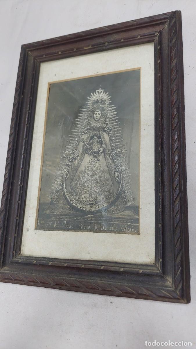 Fotograf&iacute;a antigua: Antigua fotograf&iacute;a de Nuestra se&ntilde;ora del Roc&iacute;o patrona de Almonte.Alca&ntilde;iz