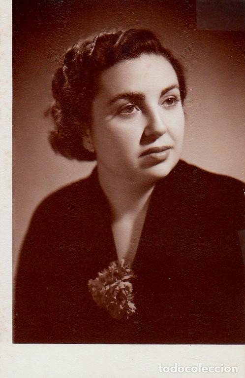 Fotografia antica: Lote 2 fotos. Bella dama. Reyes, Caba&ntilde;al, Val&egrave;ncia. A&ntilde;os 50 g aa
