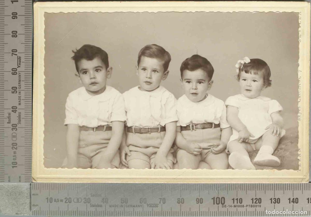 Fotograf&iacute;a antigua: FOTOGRAFIA. Ni&ntilde;os. TERAN FOTOGRAFO hacia 1940
