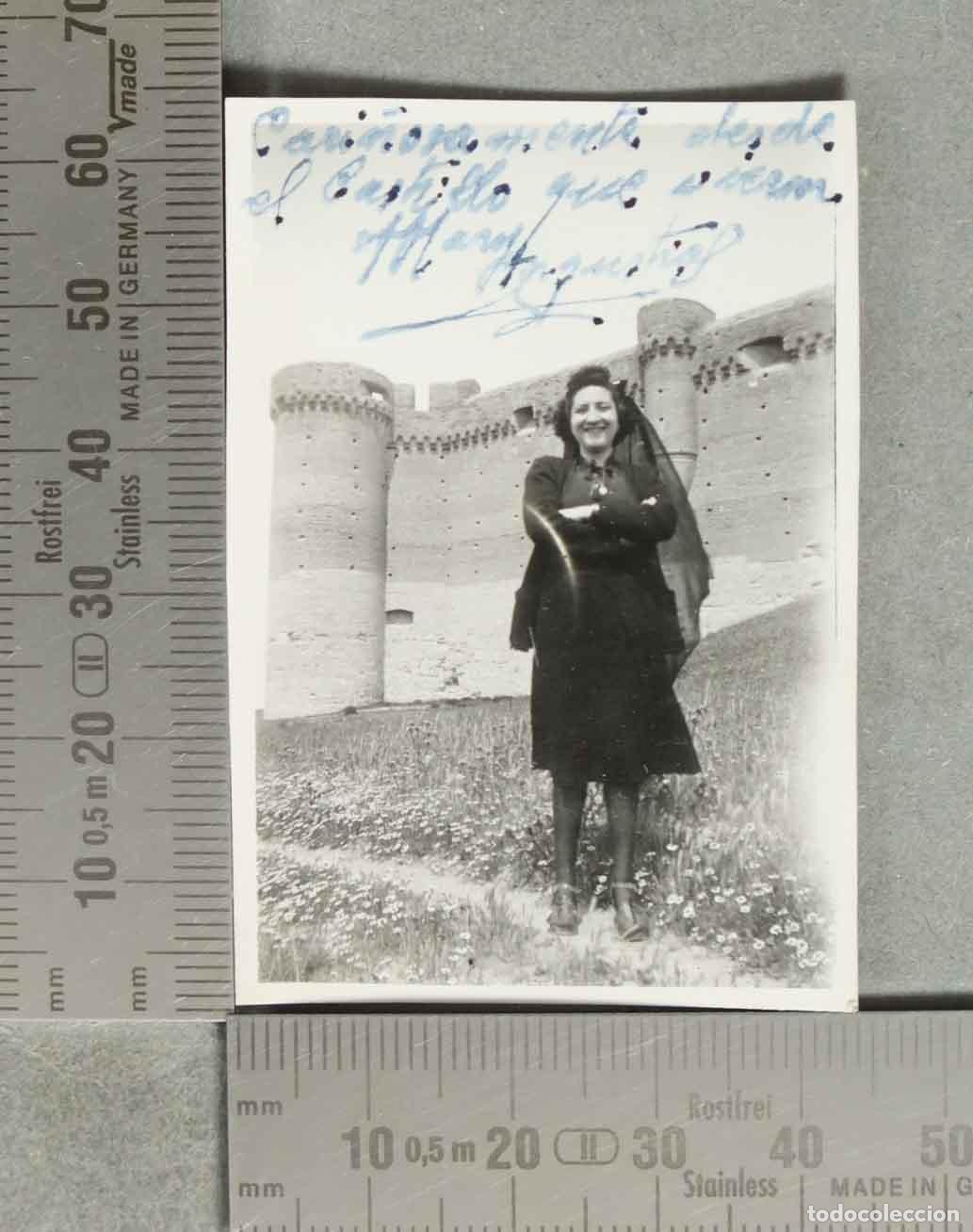 Fotograf&iacute;a antigua: FOTOGRAFIA. Castillo de la Mota - Medina del Campo - Valladolid hacia 1940
