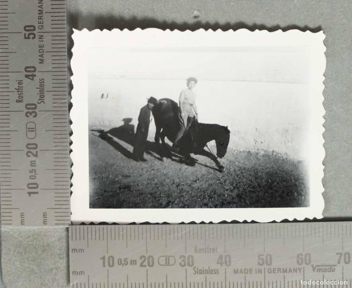 Fotografia antica: FOTOGRAFIA DOMA EQUITACION. CABALLO hacia 1940