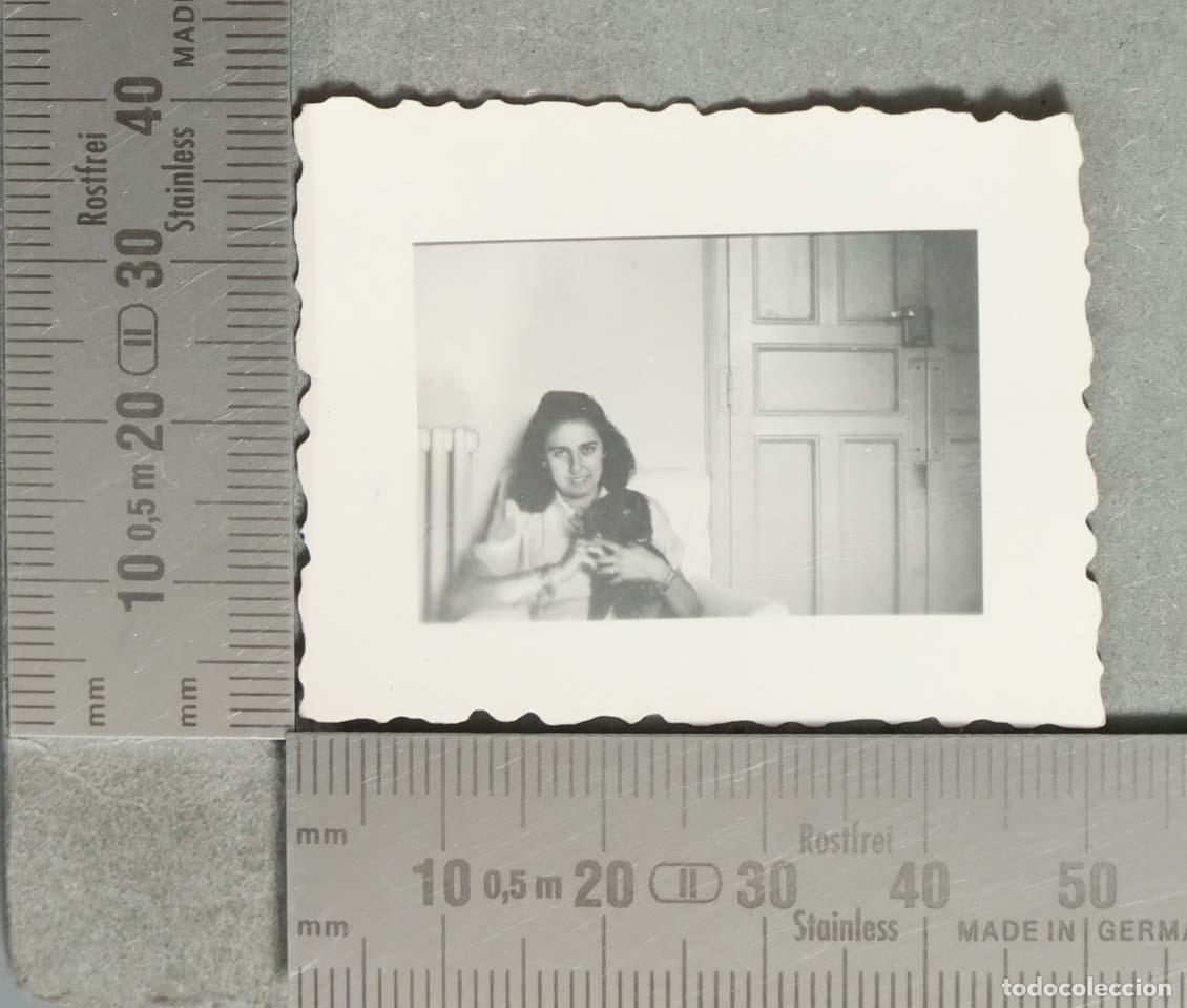 Fotograf&iacute;a antigua: FOTOGRAFIA Retrato de ni&ntilde;a sosteniendo un perro hacia 1940