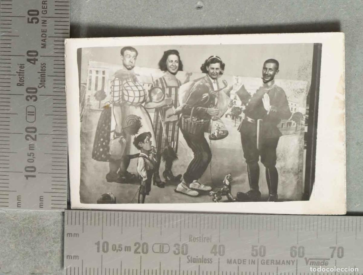 Fotograf&iacute;a antigua: FOTOGRAFIA RETRATO PANEL HUMOR. VERBENA SAN ISIDRO hacia 1940