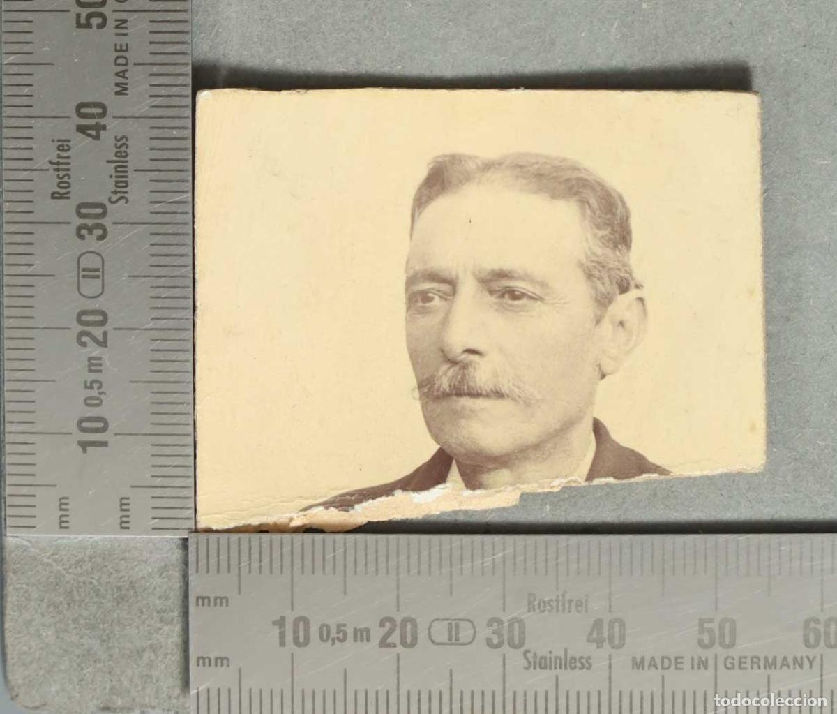 Fotografia antica: FOTOGRAFIA RETRATO DE CABALLERO HACIA 1890