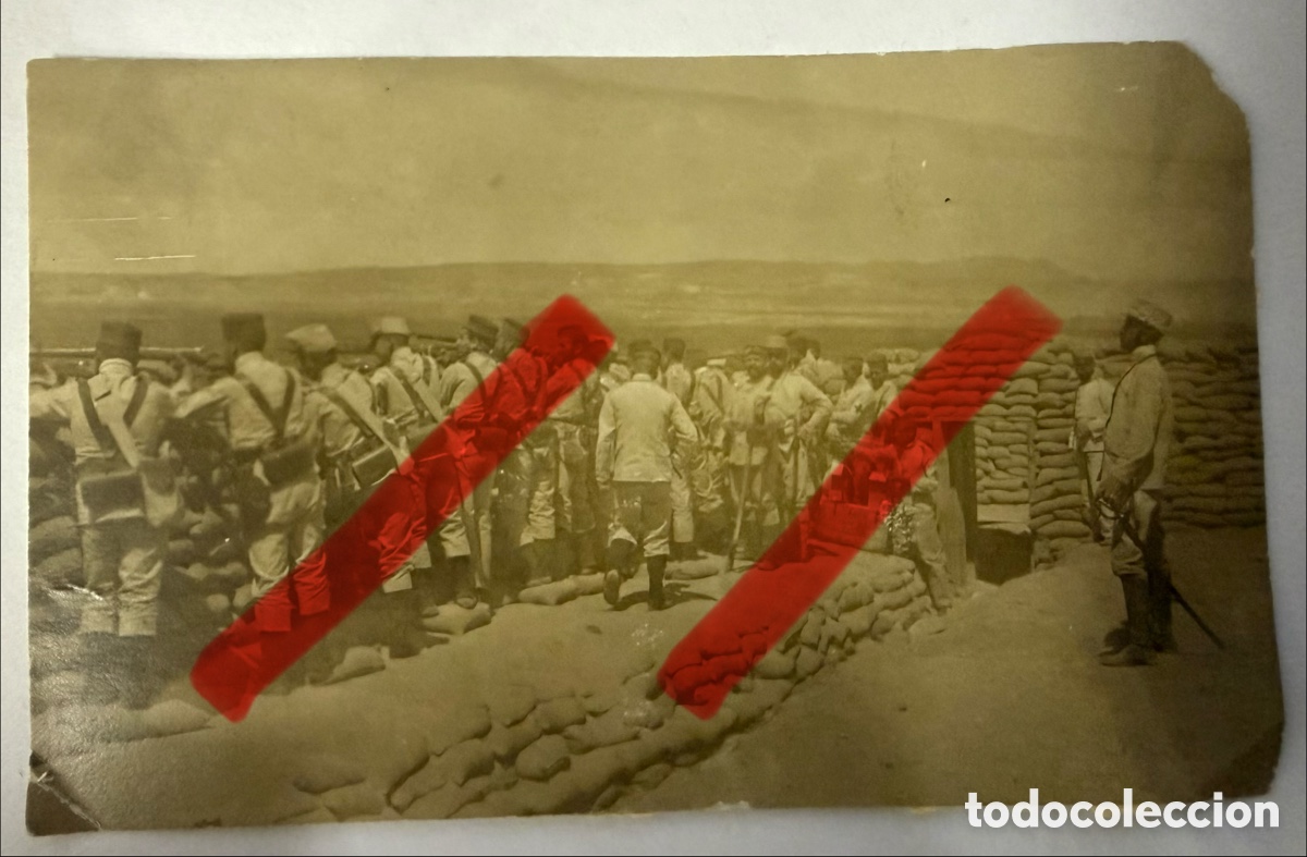 Fotograf&iacute;a antigua: Guerra del Rif 1909 Melilla Fotograf&iacute;a Antigua
