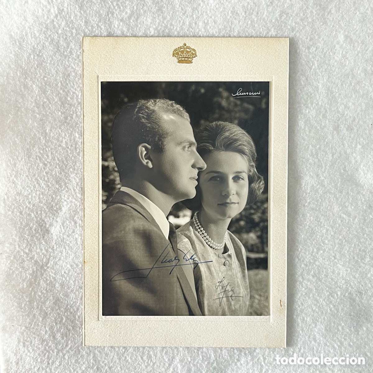 Fotograf&iacute;a antigua: FOTOGRAF&Iacute;A / RETRATO CASA REAL - REY JUAN CARLOS Y REINA SOF&Iacute;A