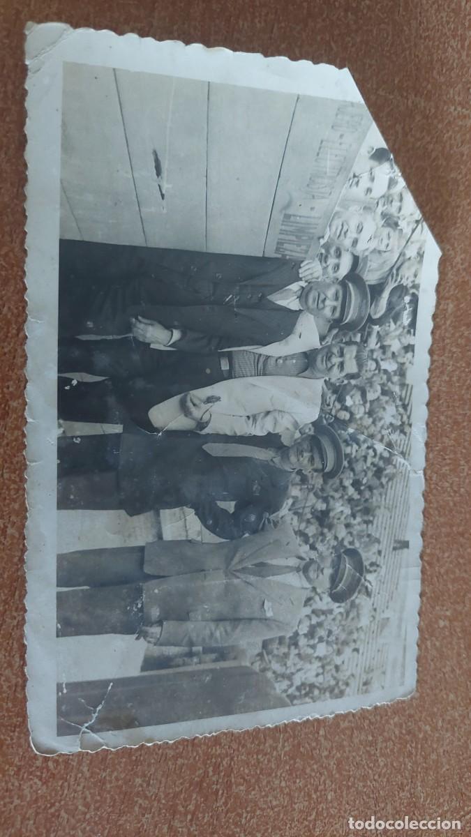 Fotograf&iacute;a antigua: Foto postal acomodadores Plaza Toros Valencia
