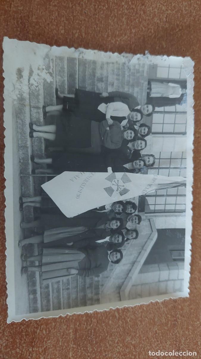 Fotograf&iacute;a antigua: Foto postal mujeres de Acci&oacute;n Cat&oacute;lica Alcala