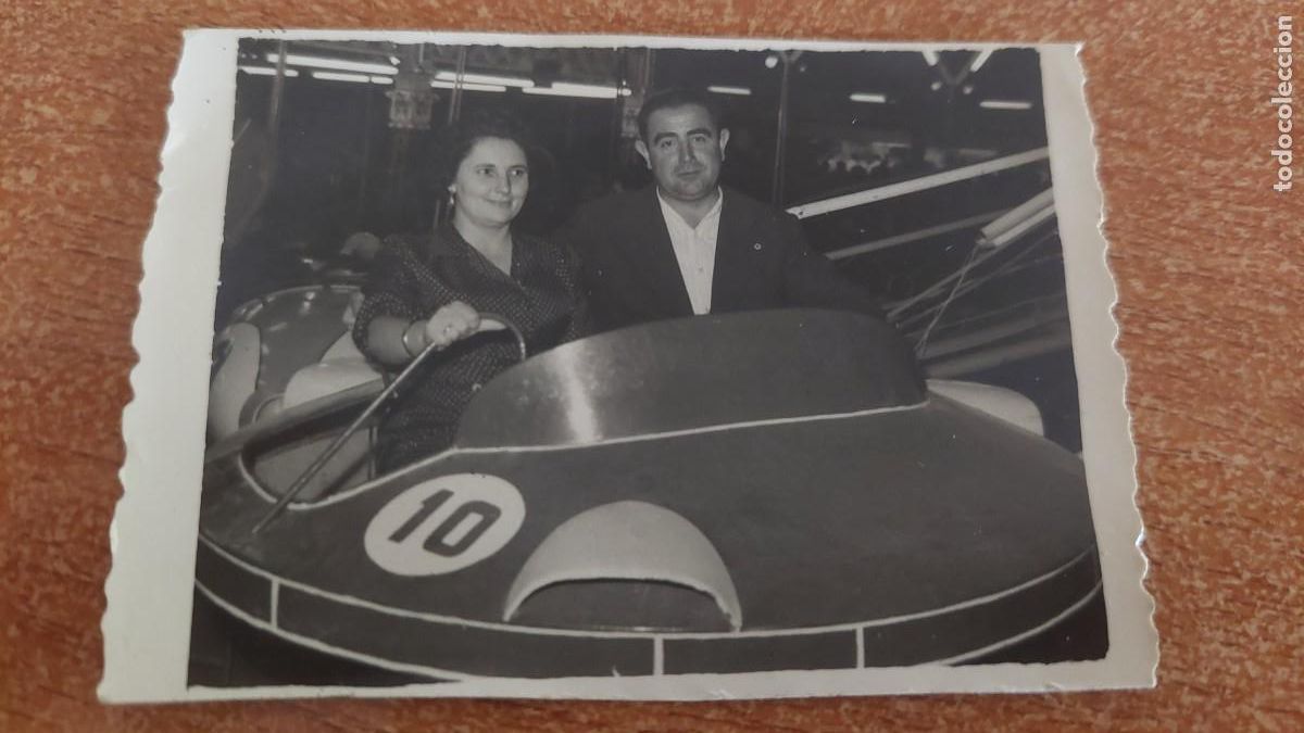 Fotografia antica: Foto coches de choque